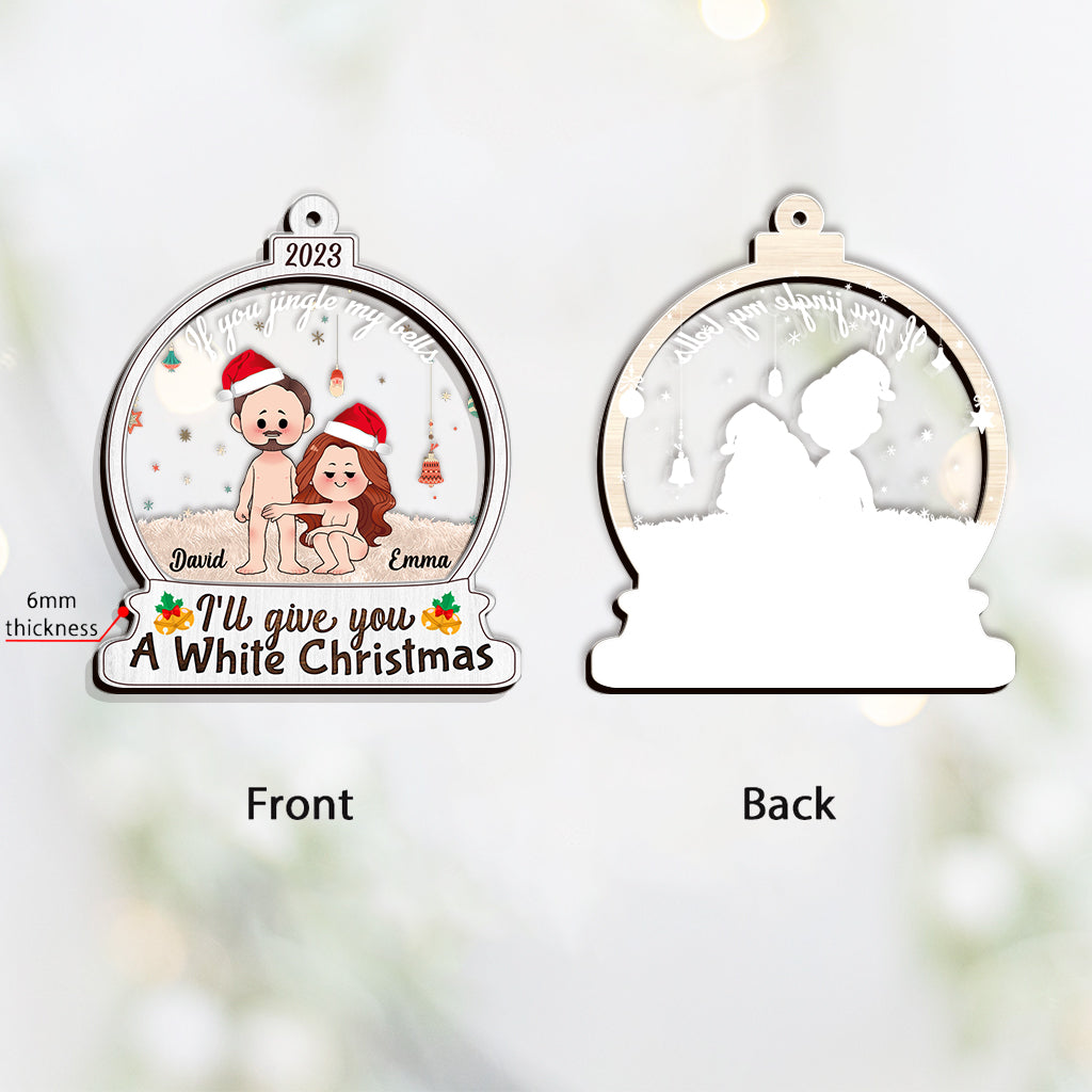 Wenn du meine Glocken läutest – Personalisierter Paar-Lagenmix-Weihnachtsbaumschmuck