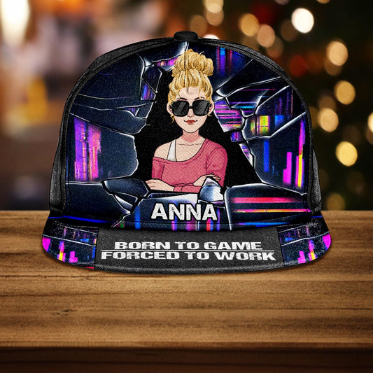 Born To Game – Personalisierte Videospiel-Snapback-Jacke