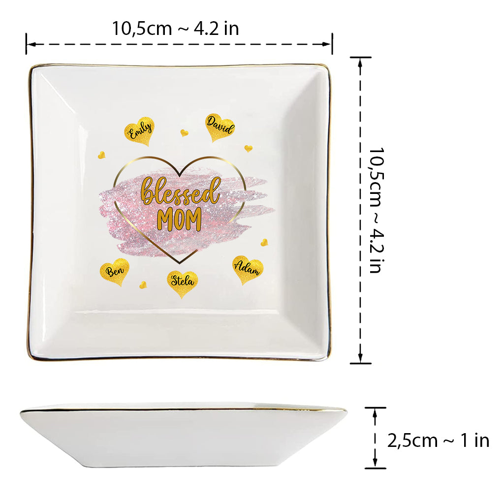 Gesegnete Oma – Geschenk für Mama, Oma – Personalisierte Schmuckschale