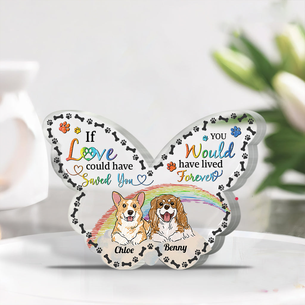 Dogs Cats Lovers - Personalized Dog Custom Shaped Acrylic Plaque