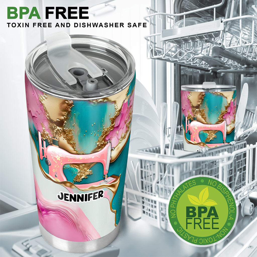 Nähbegeisterung – Personalisierter Nähbecher