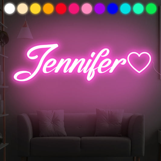 Custom Text - Personalized Aunt Neon Sign