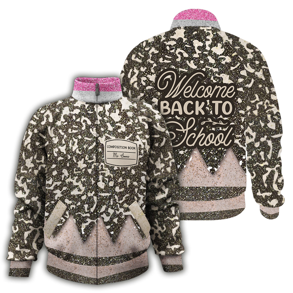 Willkommen zurück in der Schule – Personalisierte Lehrer-Reißverschlussjacke