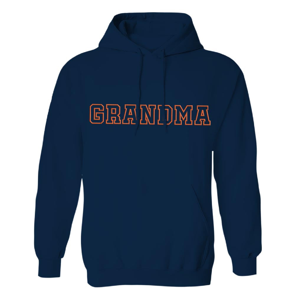Personalisierter, bestickter Hoodie für Oma – individueller Name
