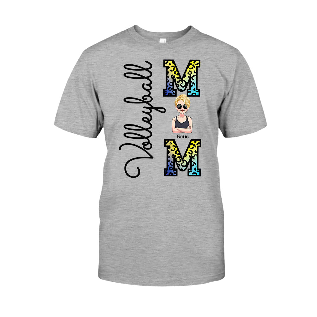 Volleyball-Mama – Personalisiertes Volleyball-T-Shirt und Hoodie