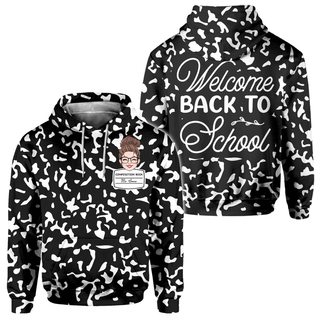 Willkommen zurück in der Schule – Personalisiertes Lehrer-Shirt