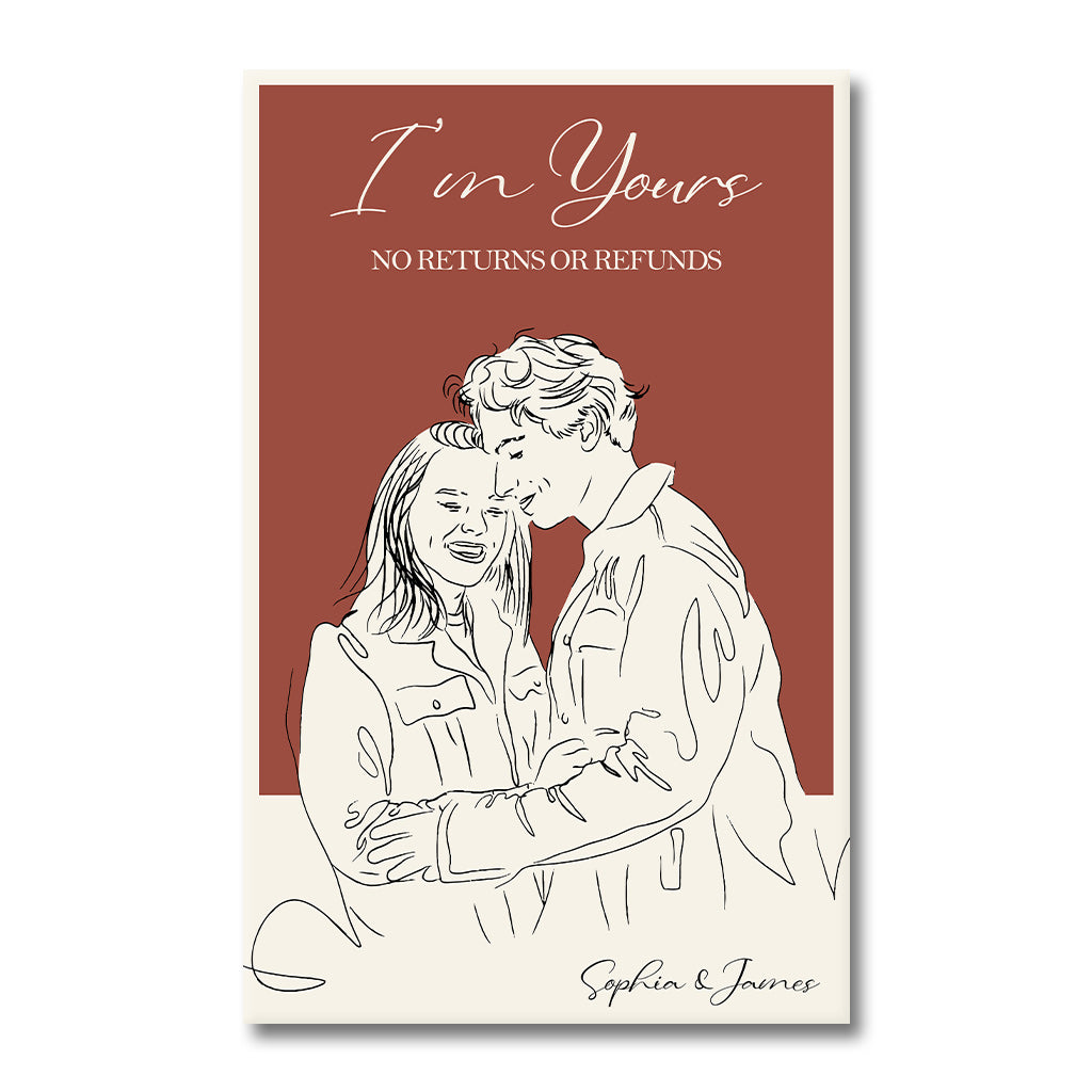 I'm Yours - Personalized Couple Canvas And Poster