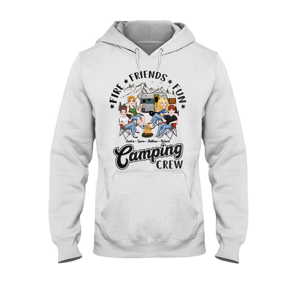 Camping Crew – Personalisiertes Camping-T-Shirt und Hoodie