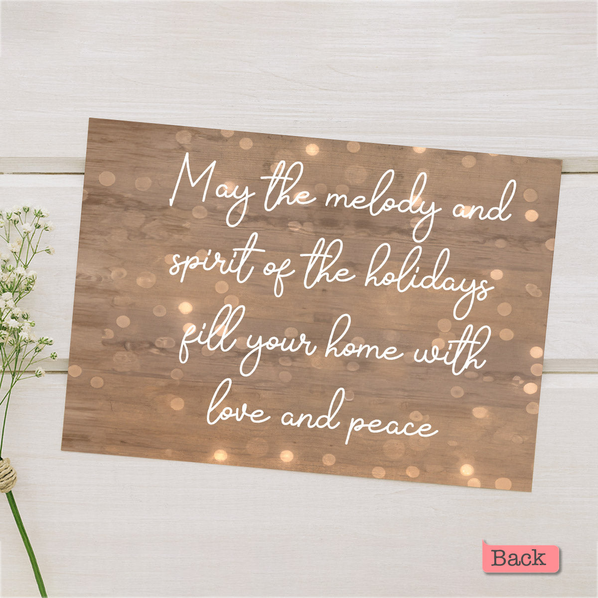 A Little Note - Personalized Greeting Card