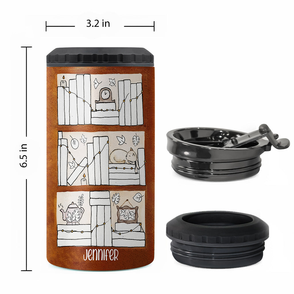 Lesetracker für die vier Jahreszeiten – Personalisierter Buchkühler