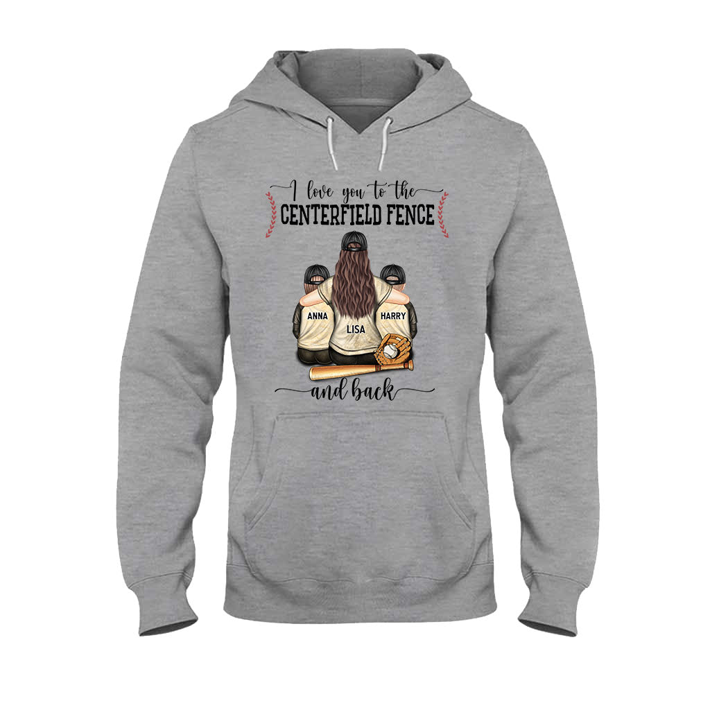 Mein Herz schlägt für dieses Spielfeld – Personalisiertes Baseball-T-Shirt und Hoodie