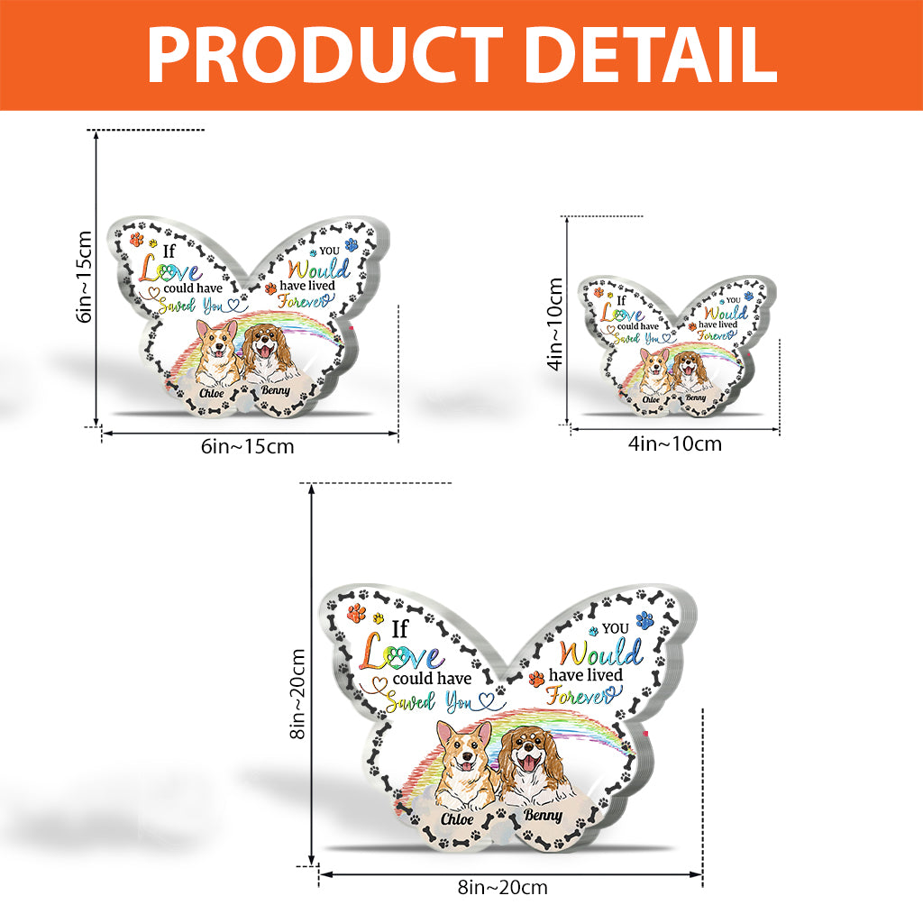 Dogs Cats Lovers - Personalized Dog Custom Shaped Acrylic Plaque