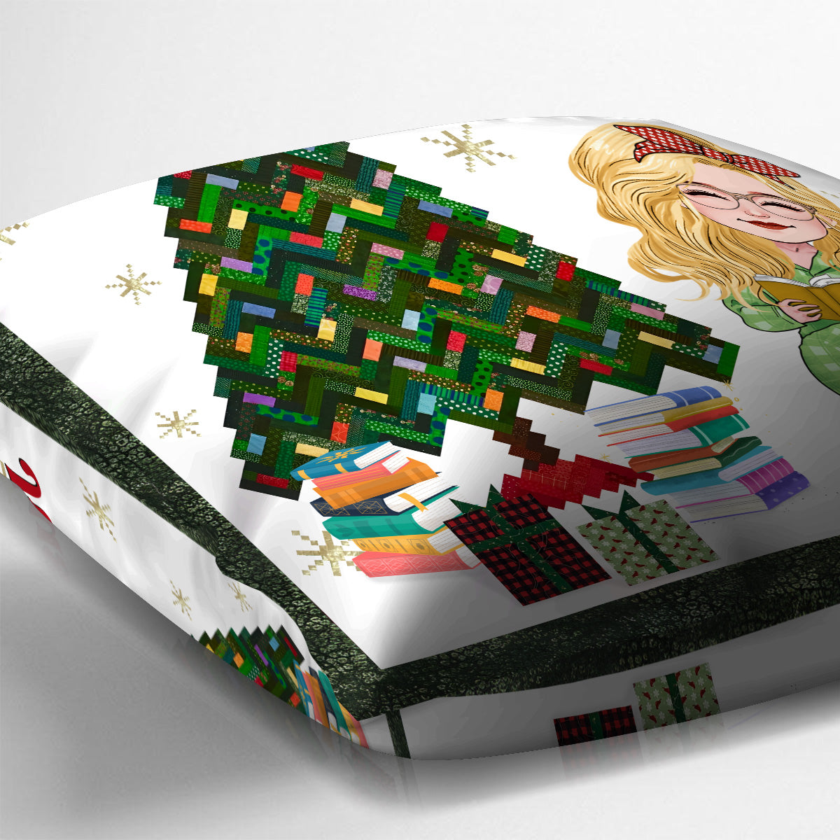 Just A Girl Who Loves Books - Personalized Book Throw Pillow