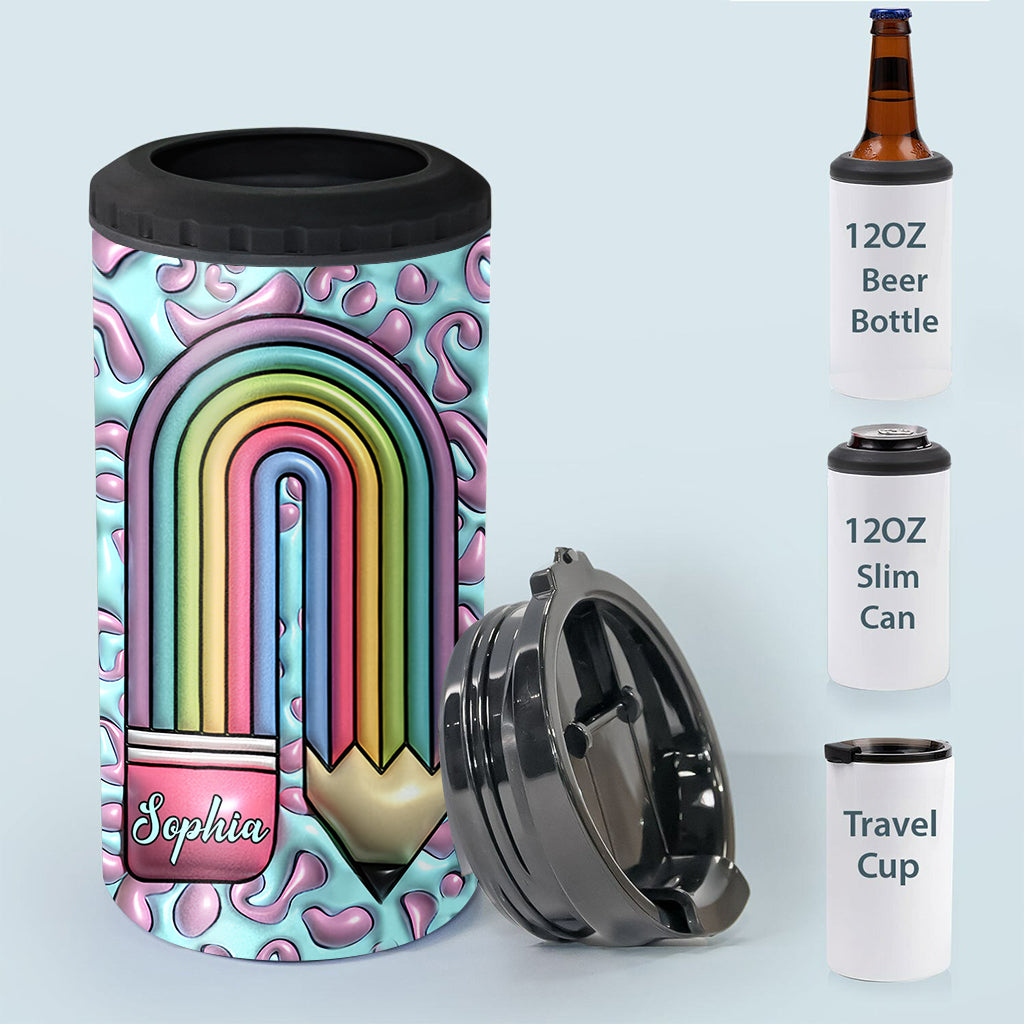 Lehrerleben – Personalisierter Getränkekühler für Lehrer