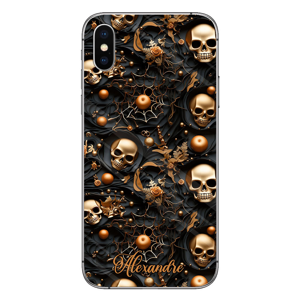 Gold Skull - Personalized Skull Phone Case