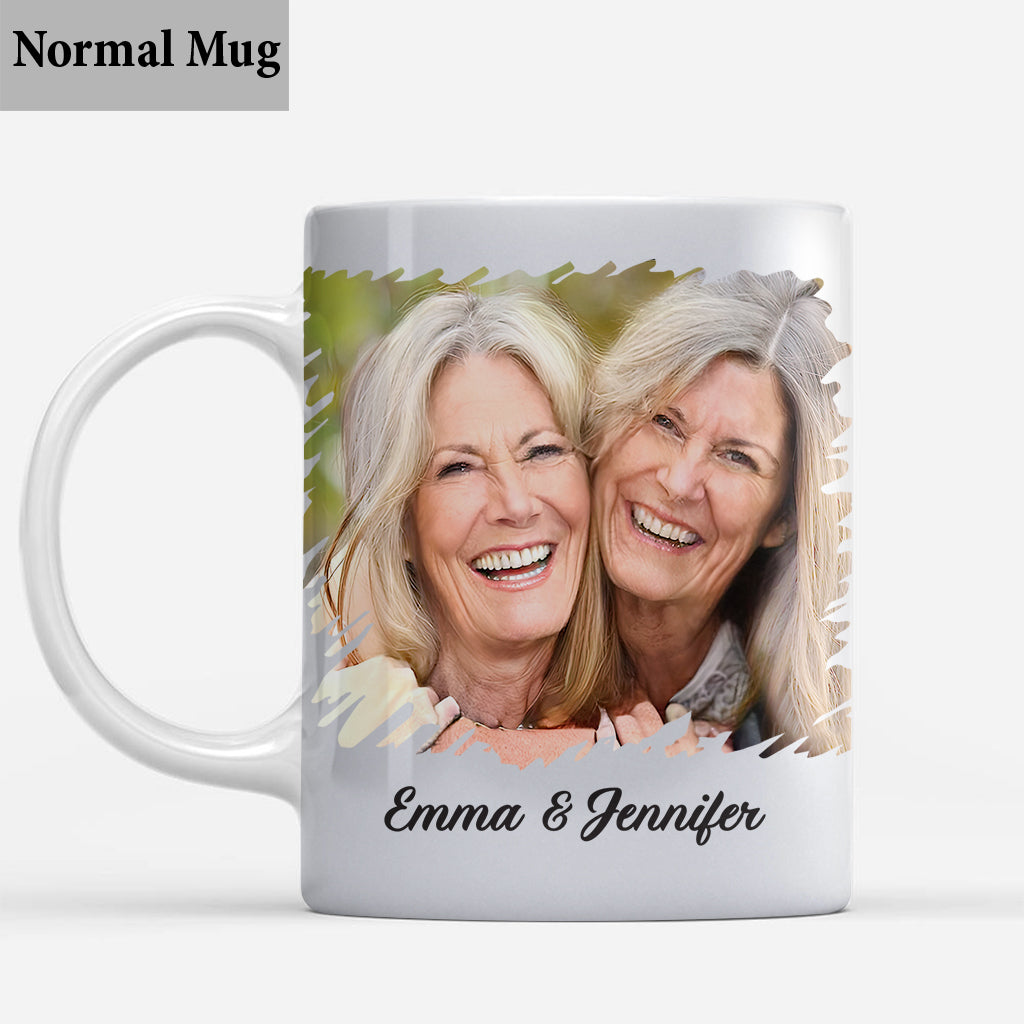 Wir bleiben Freunde bis ins hohe Alter – personalisierte Bestie-Tasse