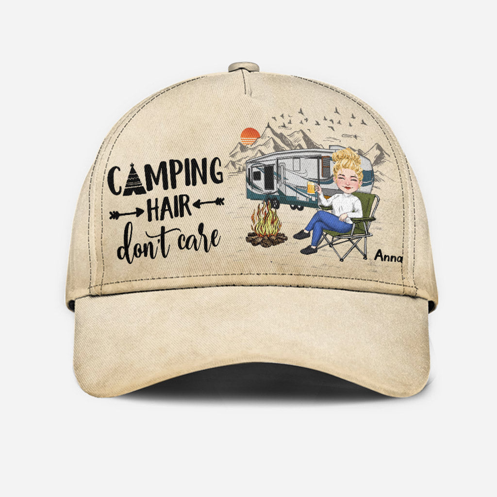 Campingfrisur egal – Personalisierte klassische Campingmütze