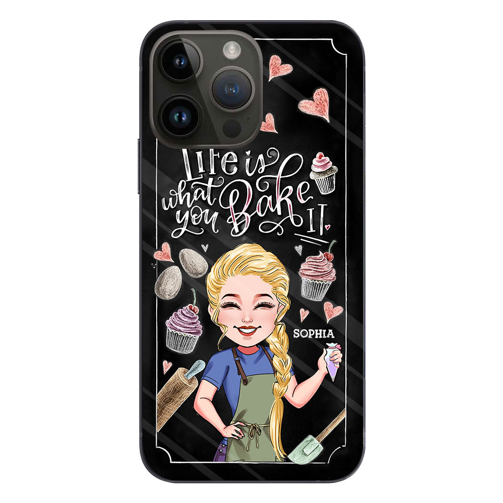 Life Is What You Bake It - Personalized Baking Phone Case