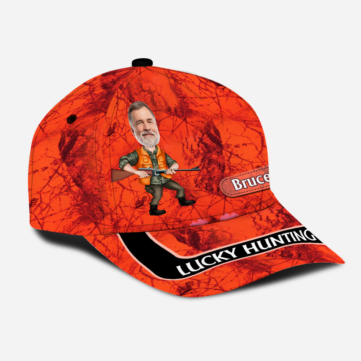 Lucky Hunting Cap – Personalisierte klassische Jagdkappe