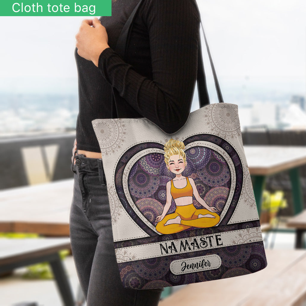Namaste - Personalized Yoga Tote Bag