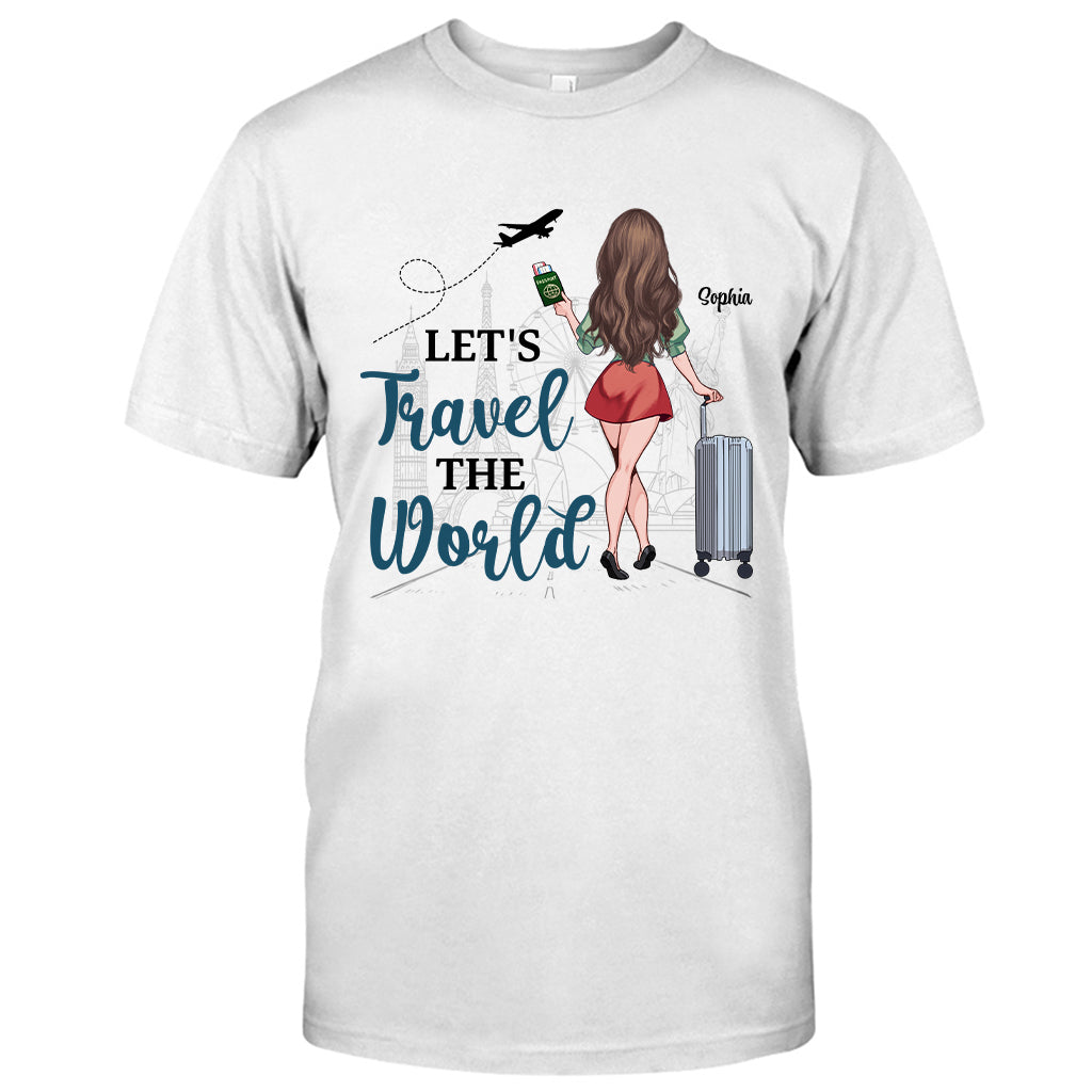 So The Adventure – Reisegeschenk für Mama, Tochter, Enkelin, Ehefrau, Freundin, Freundin – Personalisiertes T-Shirt und Hoodie
