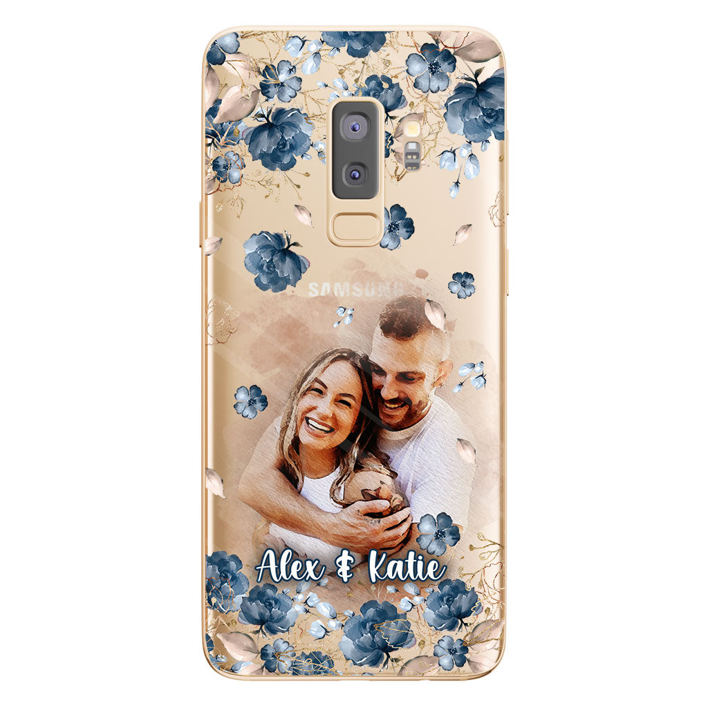 Floral Phone Case - Personalized Clear Phone Case