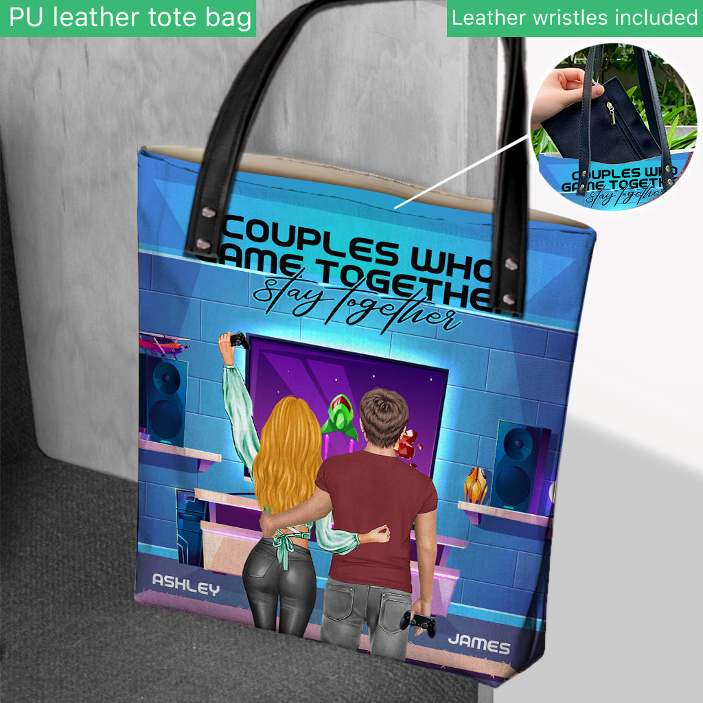 Ich werde immer dein Spieler Zwei sein – Videospielgeschenk für Freund, Ehemann, Ehefrau, Freundin – Personalisierte Tragetasche