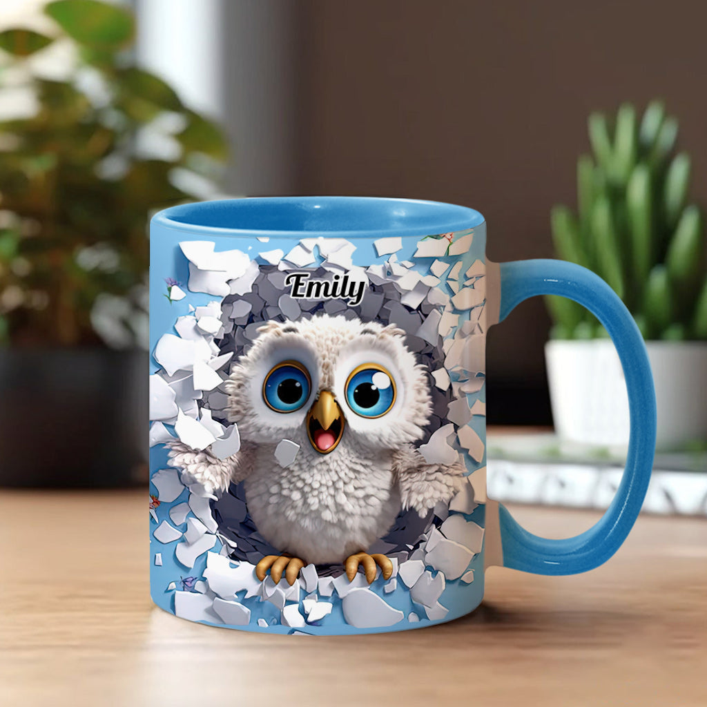 Love Owls - Personalized Owl Accent Mug