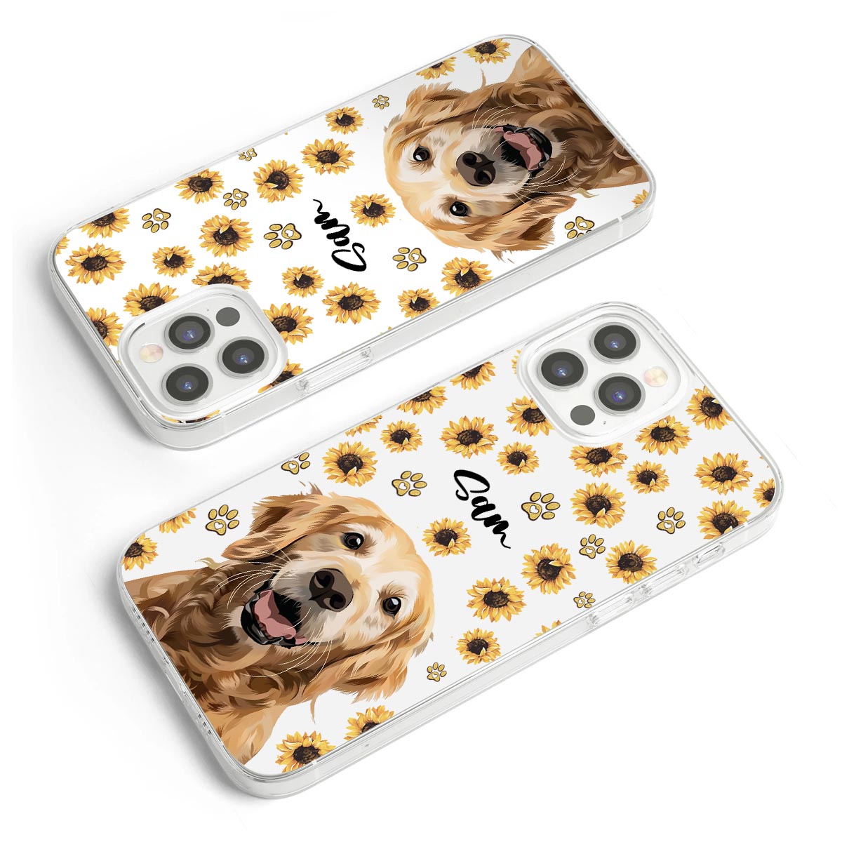 You Are My Sunshine - Personalized Dog Clear Phone Case
