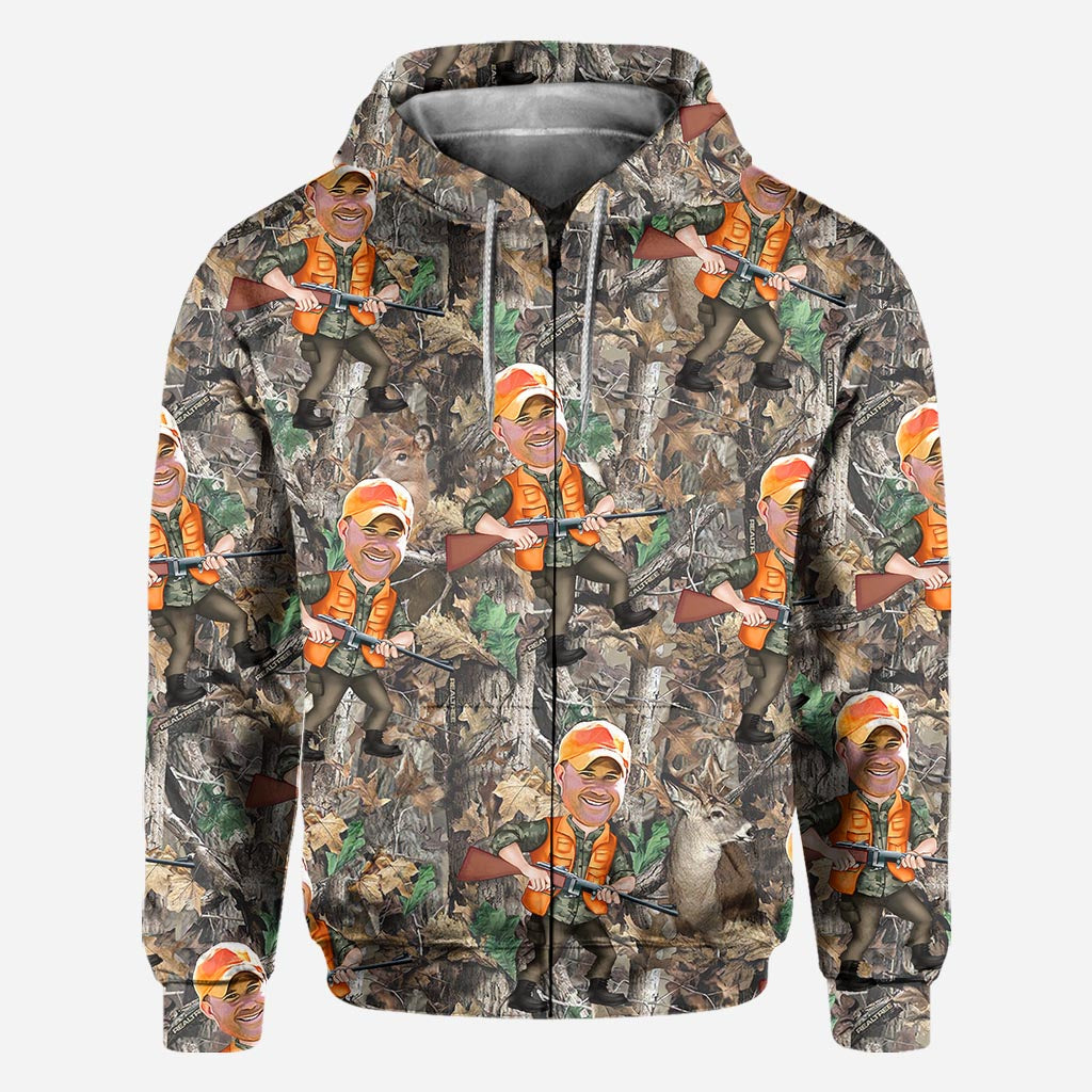 Foto eingefügter Jäger - Personalisiertes Jagd-T-Shirt