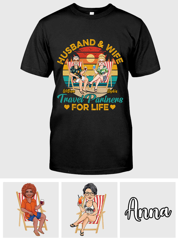 Travel Partners For Life - Personalized Travelling T-shirt & Hoodie