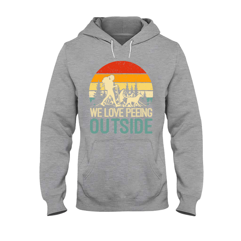 I Love Peeing Outside - Personalized Hiking T-shirt & Hoodie
