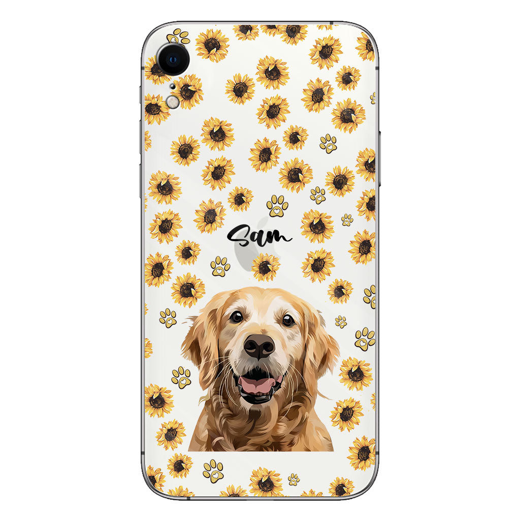 You Are My Sunshine - Personalized Dog Clear Phone Case