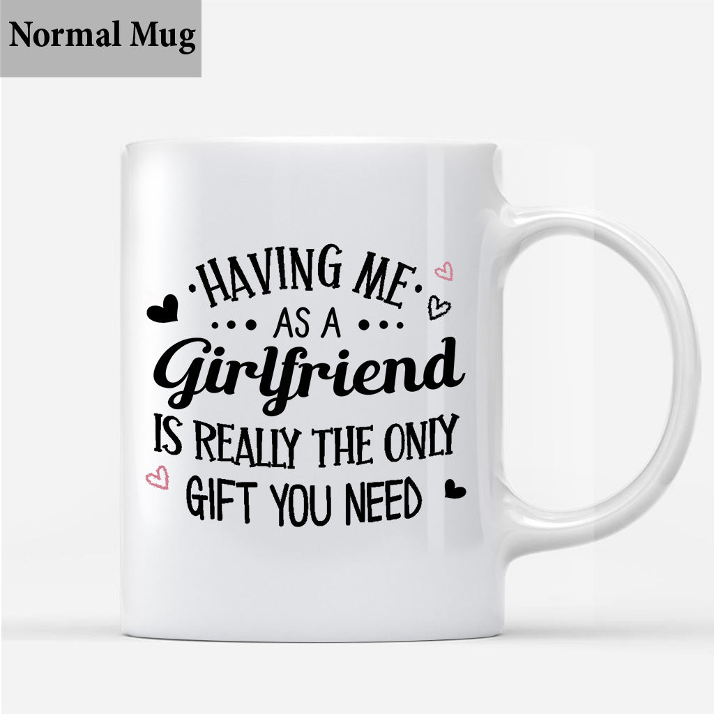 Das einzige Geschenk, das Sie brauchen – personalisierte Tasse für Paare