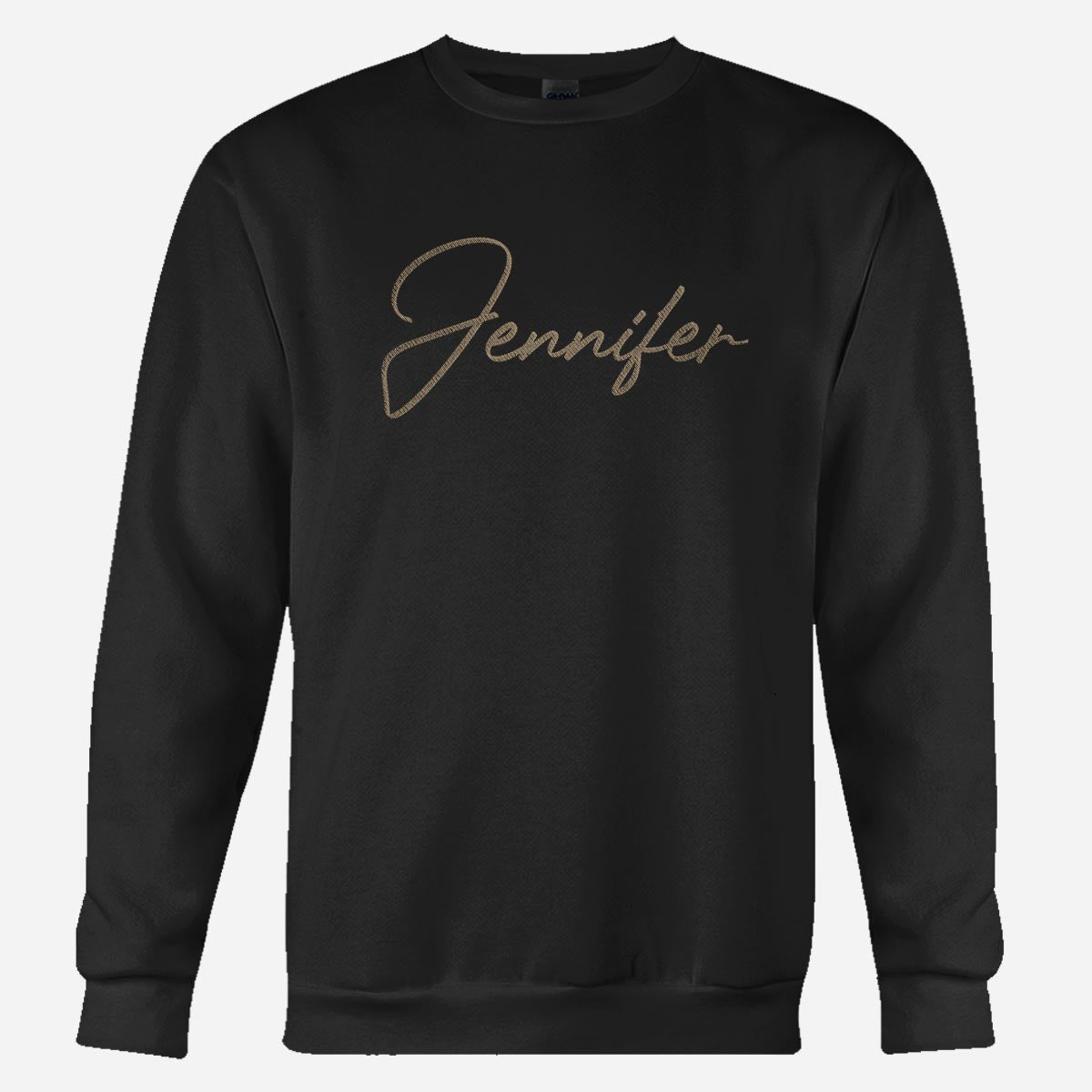 Personalisierter, bestickter Pullover für Paare mit individuellem Namen