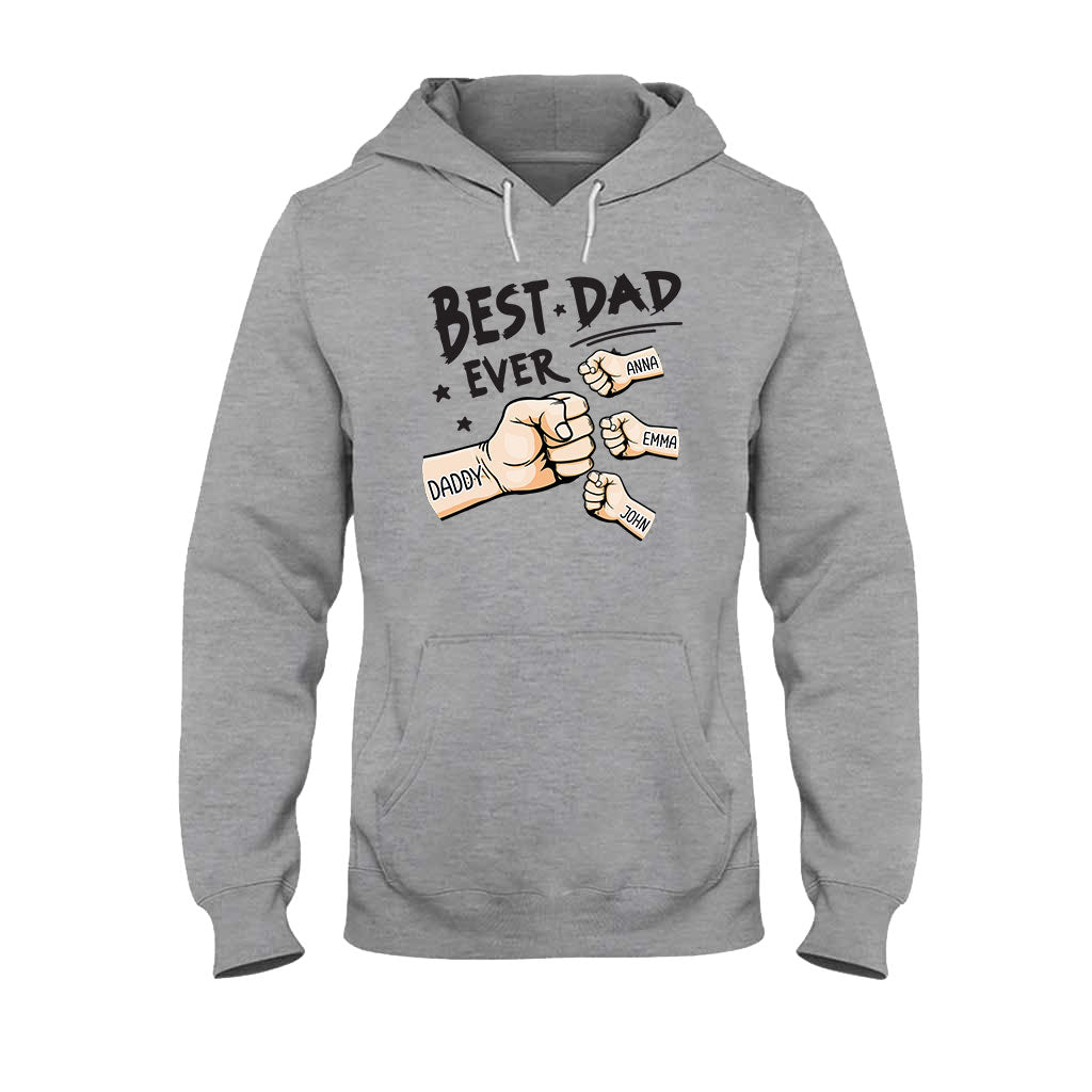 Der beste Papa aller Zeiten – Personalisiertes Vater-T-Shirt und Hoodie