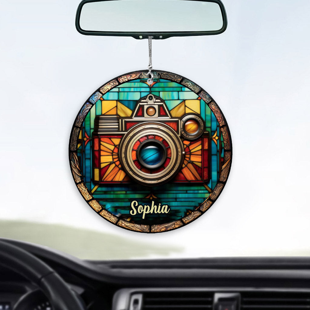 Just A Girl Who Loves Photography - Personalized Photography Car Ornament