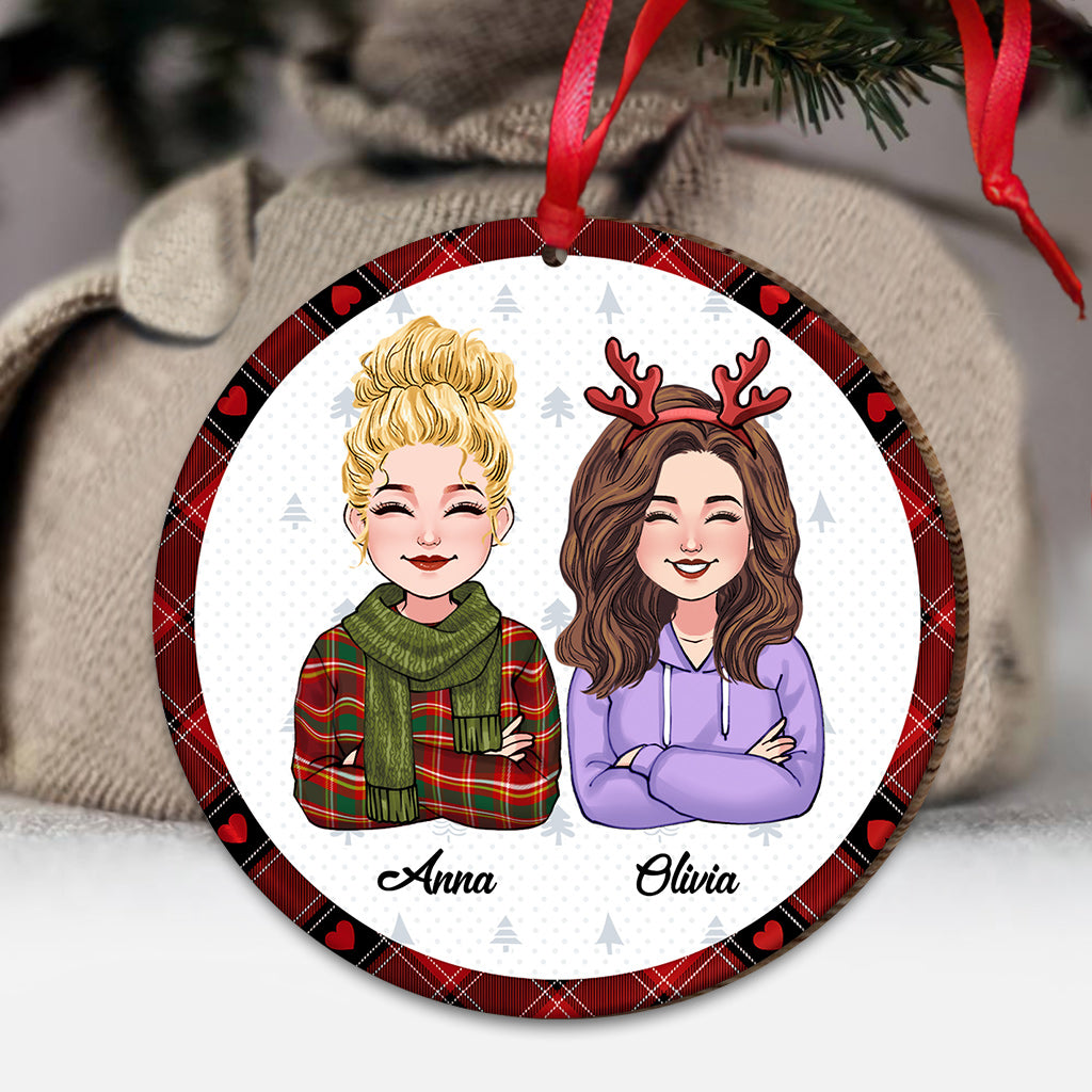 Ein Job hat uns zu Kollegen gemacht – Personalisierter Kollegen-Weihnachtsbaumschmuck
