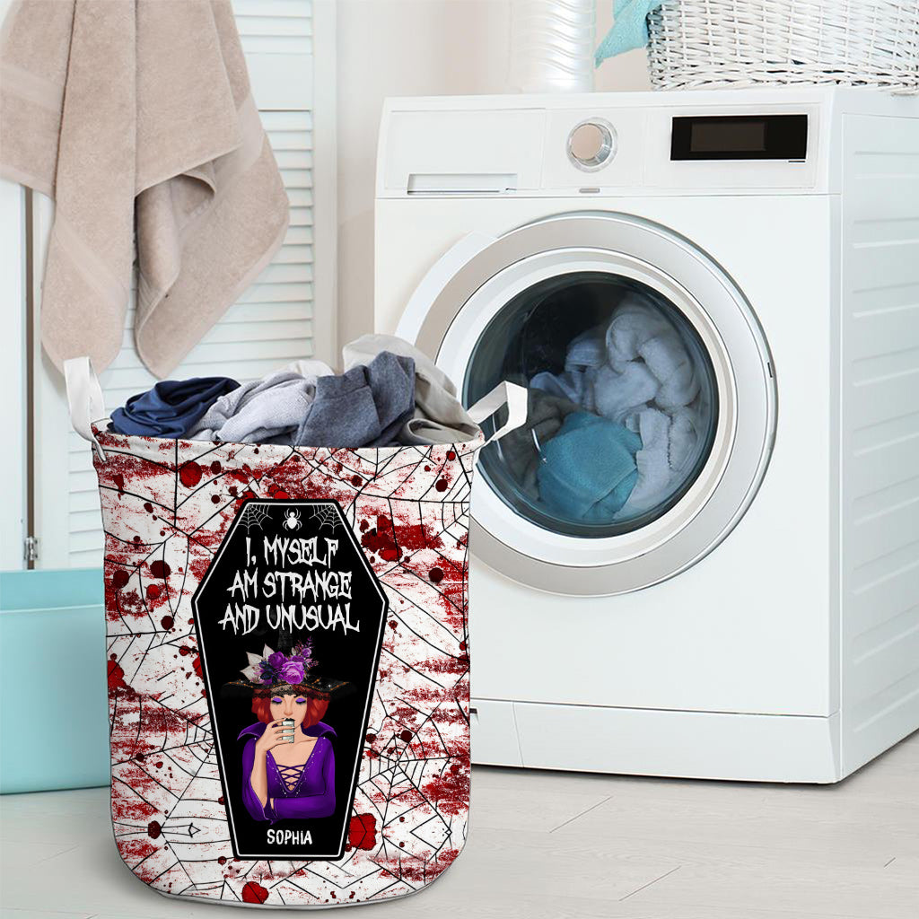 Ich selbst bin seltsam und ungewöhnlich – Personalisierter Hexen-Aufbewahrungskorb