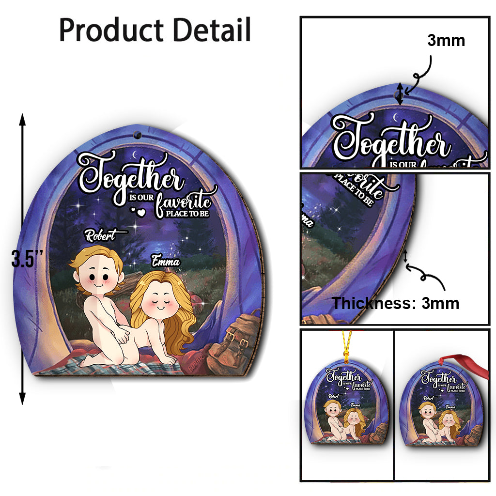 Gemeinsam sind wir am liebsten – personalisierter Camping-Anhänger