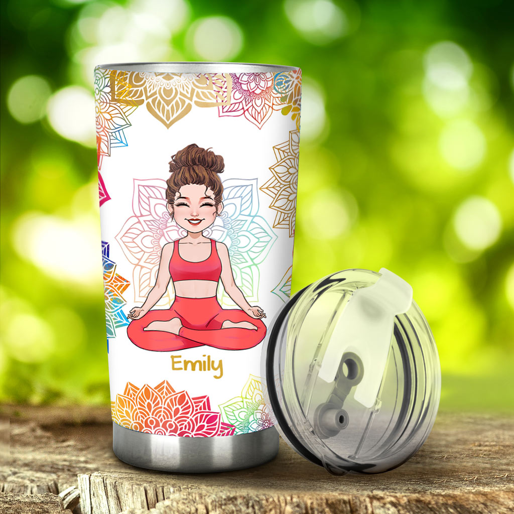 Sei du selbst – personalisierter Yoga-Becher