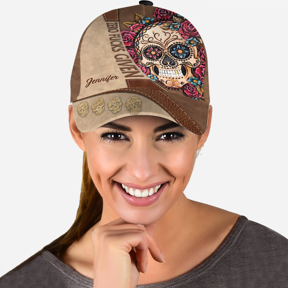 Zero F Given - Personalisierte Skull Classic Cap