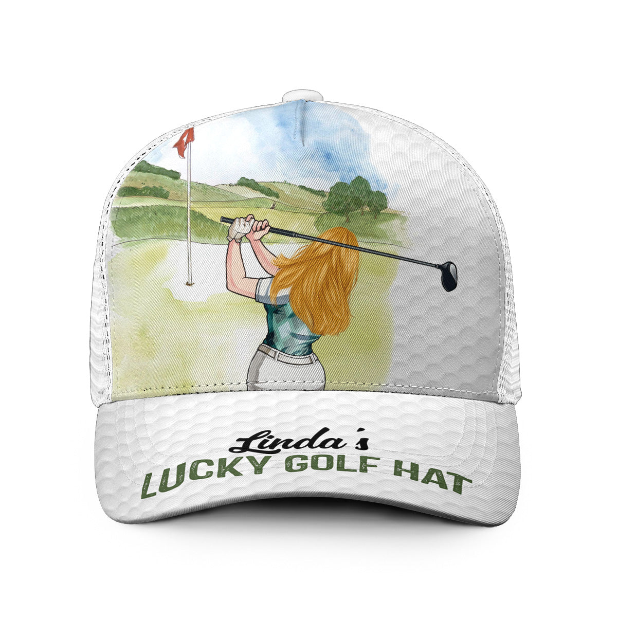 Meine Glücksgolfkappe – Personalisierte Golf-Truckermütze