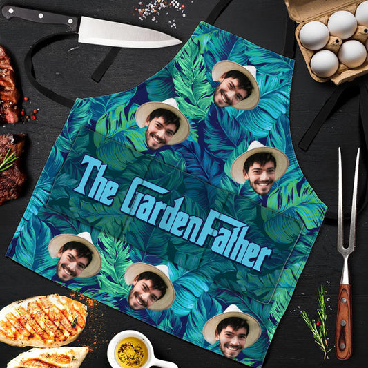 And Into The Garden - Gardening gift for mom, dad, grandma, him, her, wife, husband, girlfriend, boyfriend - Personalized Apron