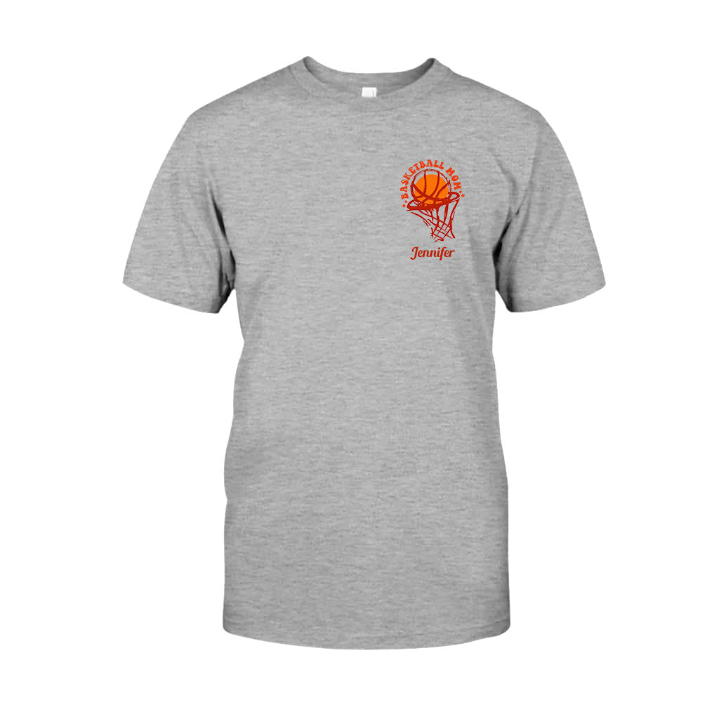 Basketball-Mama – Personalisiertes Basketball-T-Shirt und Hoodie