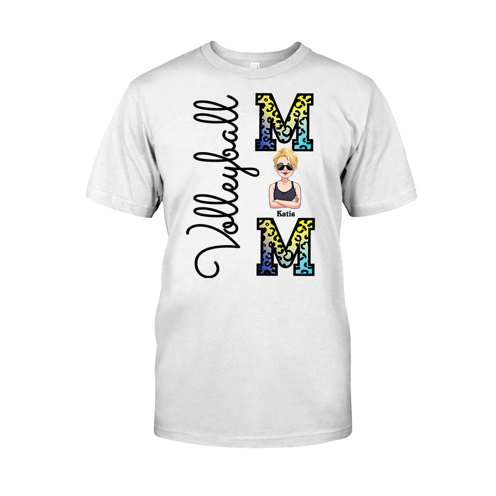 Volleyball-Mama – Personalisiertes Volleyball-T-Shirt und Hoodie