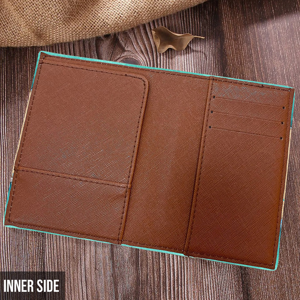 Salty Lil' Beach – Personalisierter Schildkröten-Passhalter