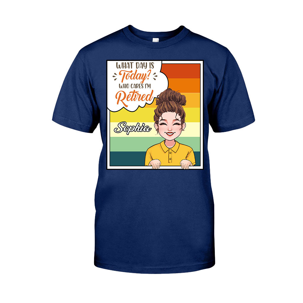 Welcher Tag ist heute? - Personalisiertes T-Shirt und Hoodie für Rentner