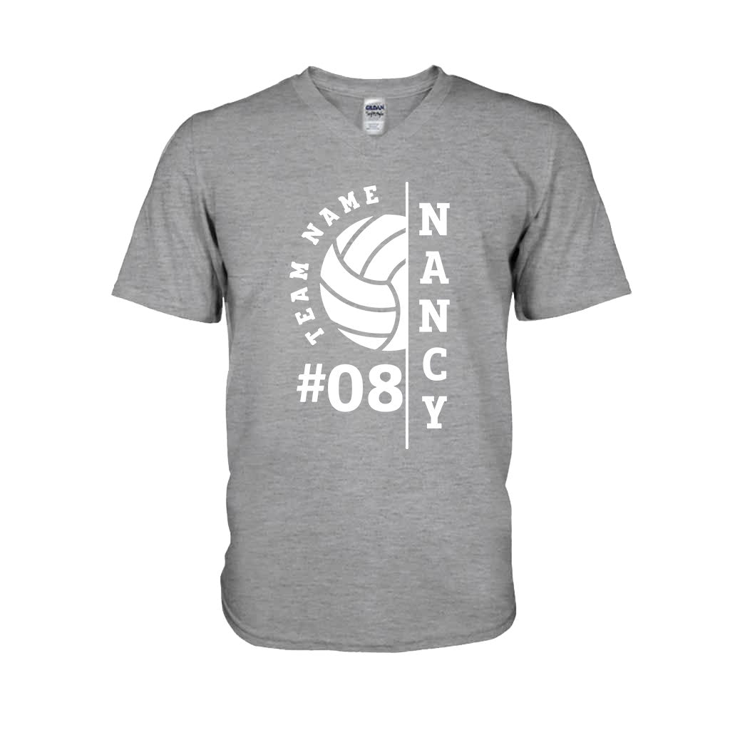 Volleyball lieben – Personalisiertes Volleyball-T-Shirt und Hoodie