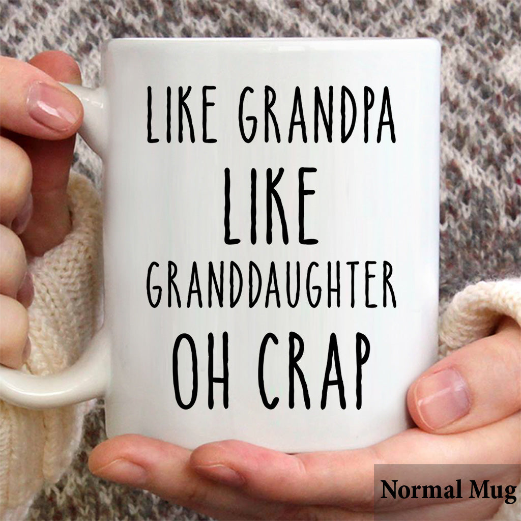 Wie der Vater, so der Sohn – Geschenk für Papa, Vater, Sohn – Personalisierte Tasse